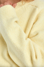 Butter Yellow Knit Sweater