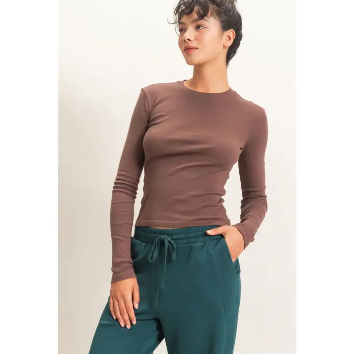 Cotton Long Sleeve Top
