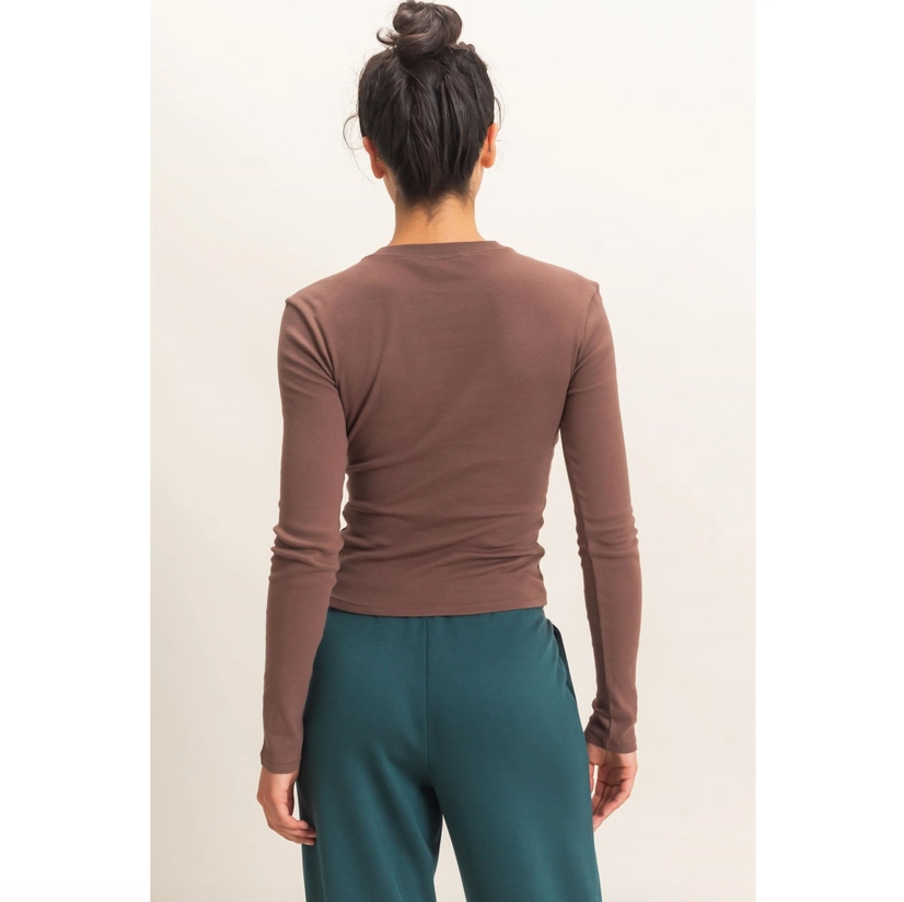 Cotton Long Sleeve Top