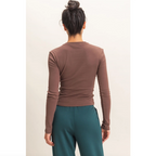 Cotton Long Sleeve Top