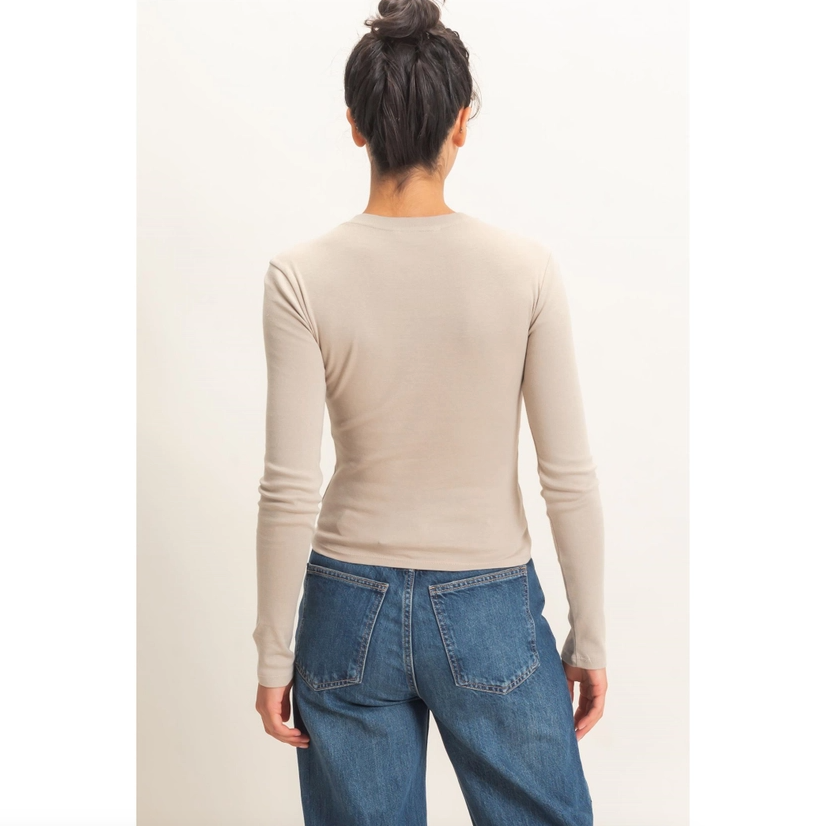 Cotton Long Sleeve Top