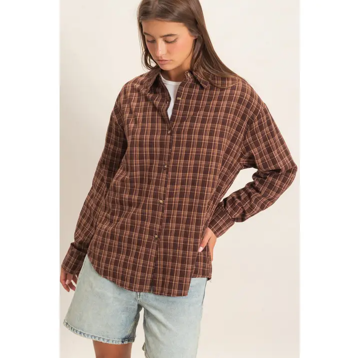Plaid Oversized Shirt