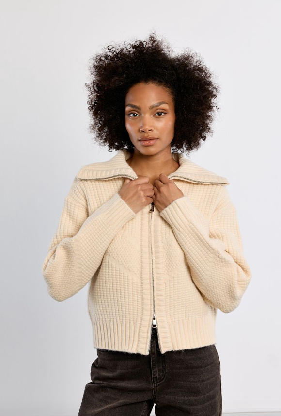 Double Zipped Cardigan