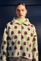 Floral Fleece Sweatshirt
