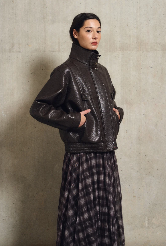 Faux Leather Jacket