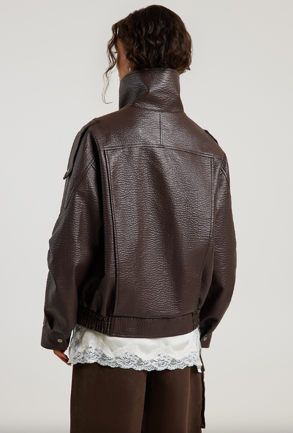 Faux Leather Jacket