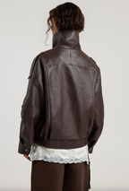 Faux Leather Jacket