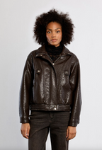 Faux Leather Jacket