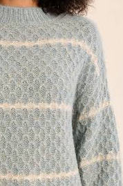 Striped Knit Sweater