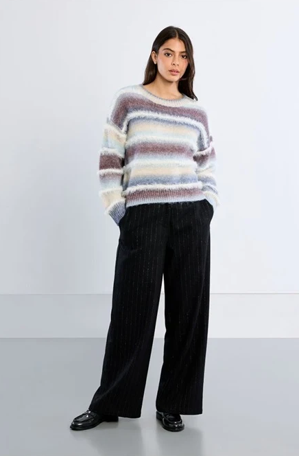 Tie & Dye Sweater with Fringe