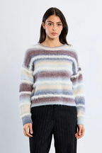 Tie & Dye Sweater with Fringe