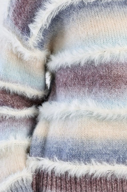 Tie & Dye Sweater with Fringe