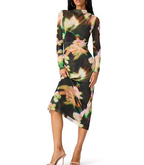 Mesh Long Sleeve Mo Dress
