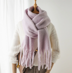 Solid Tassel Scarf