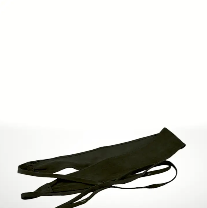 Genuine Suede Sash Belt