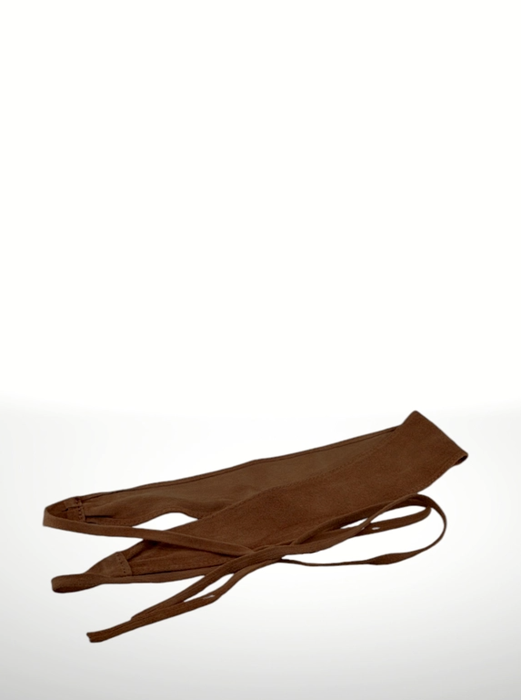 Genuine Suede Sash Belt
