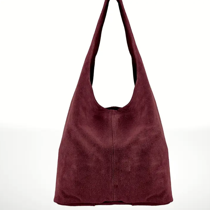 Silvia Genuine Suede Bag