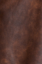 Faux Leather Oversize Bomber Jacket