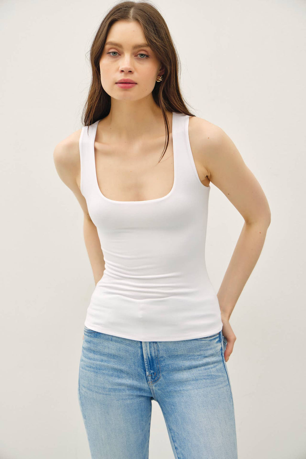 Basic Square Neck Tank