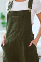 Load image into Gallery viewer, CLASSIC GREEN CORDUROY OVERALLS