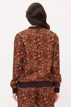 Load image into Gallery viewer, FALL FLORAL PRINT CORDUROY BOMBER JACKET