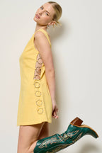 Cut Out Mini Dress with O-Ring Detail