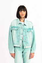 Load image into Gallery viewer, Aqua Acid Wash Jacket