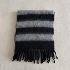 Blue-Brown Stripe Scarf