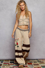Load image into Gallery viewer, 3D Embroidery Chenille Sweater Pants