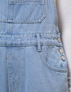 Loose Fit Denim Overalls