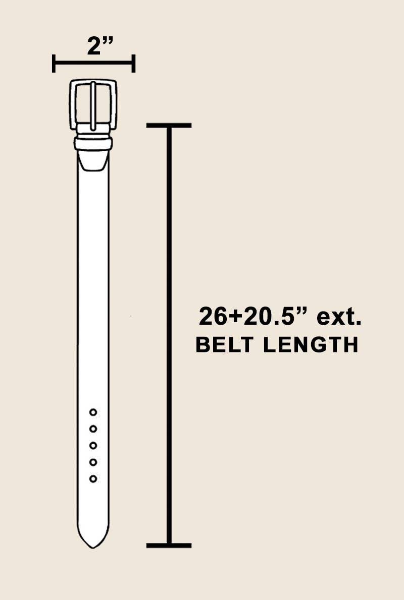 Sun Engraved Oval Concho Chain Belt