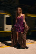 Cheetah Faux Fur Long Coat