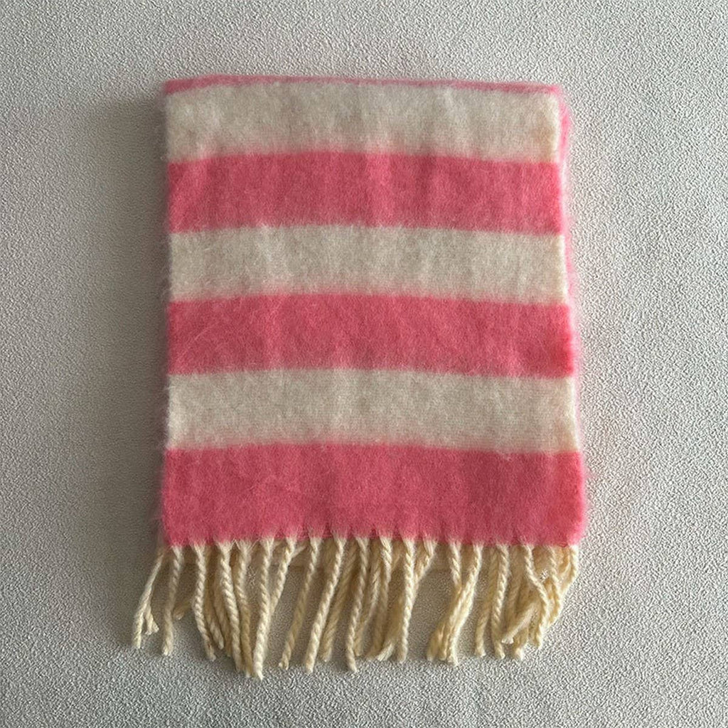 Blue-Brown Stripe Scarf