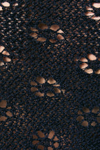 Openwork Detail Sweater Poncho