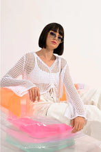 Load image into Gallery viewer, Cropped Openwork Coverup