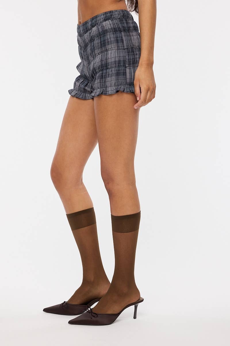 Checker Micro Bloomer Shorts