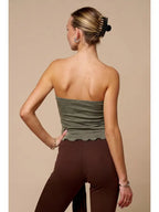 Tube Flyaway Top with Trim