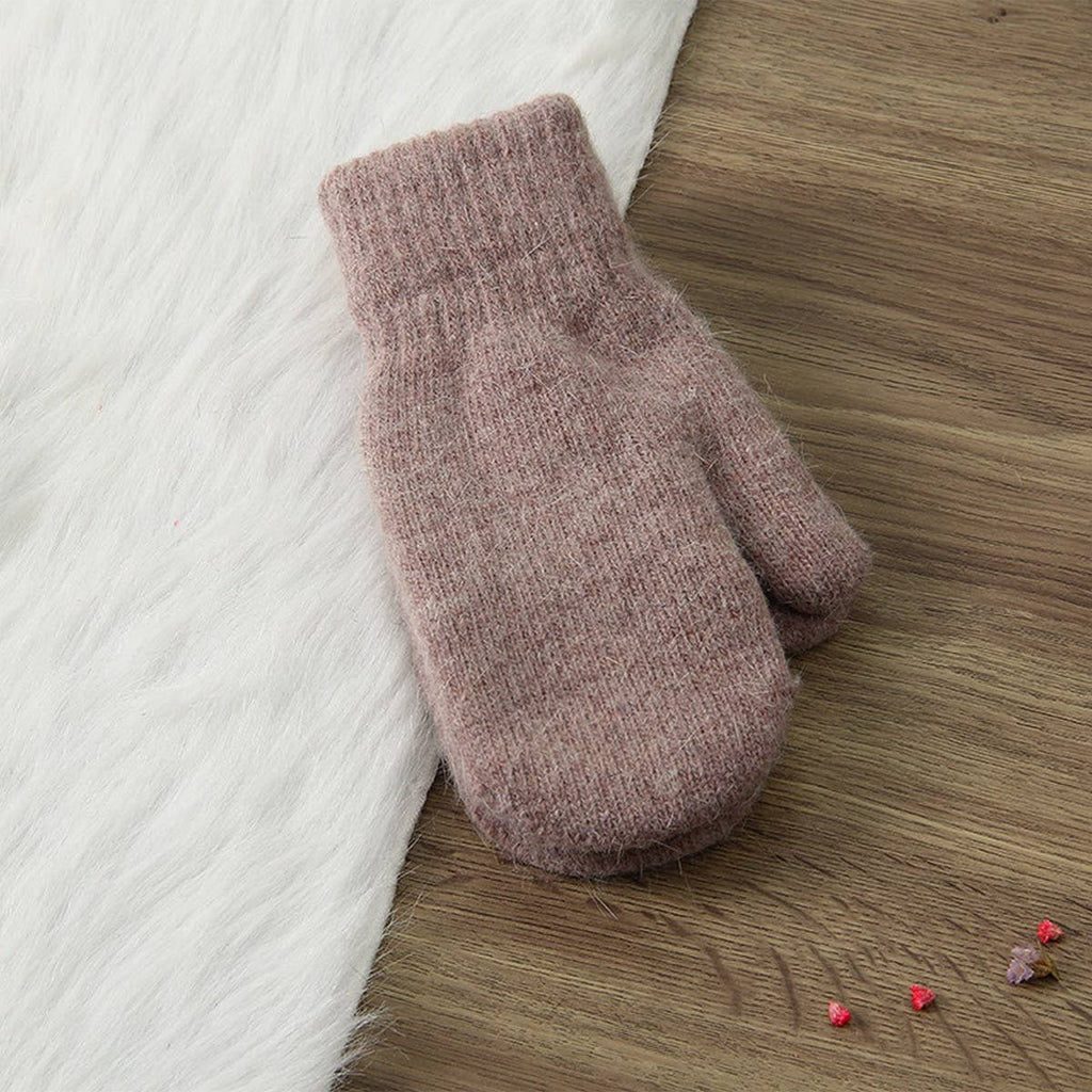 Rabbit Fur Mittens