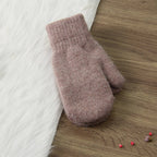 Rabbit Fur Mittens