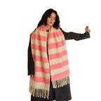 Blue-Brown Stripe Scarf