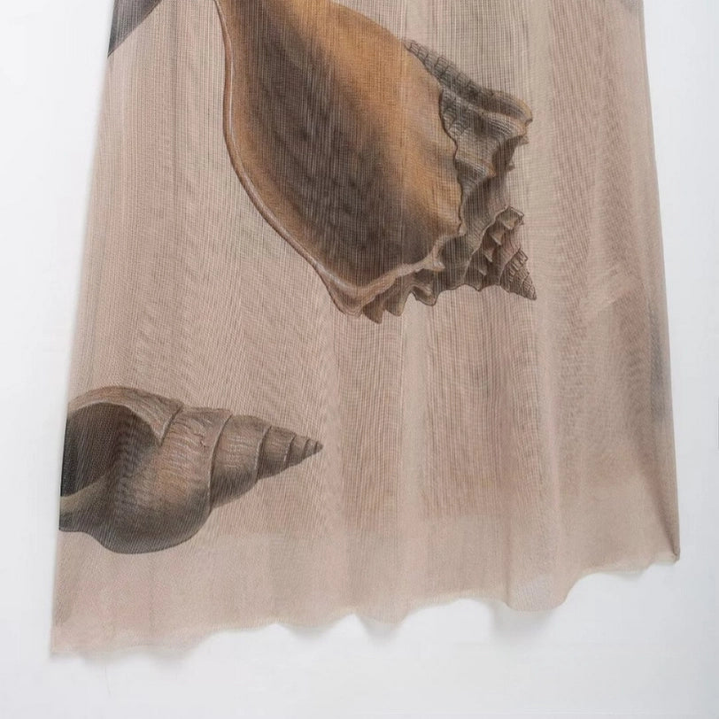 Seashell Mesh Dress