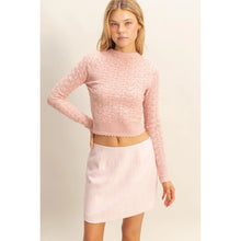 Load image into Gallery viewer, Pastel Pink Pointelle Top