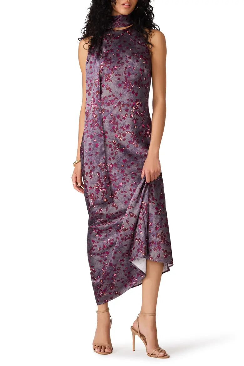Jaiden Floral Maxi Dress & Scarf