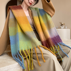 Plush Plaid Scarf