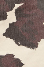 COW PRINT MINI SKIRT