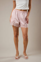 Lace Trim Shorts