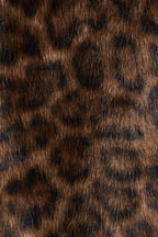 Cheetah Faux Fur Long Coat