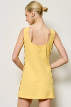 Cut Out Mini Dress with O-Ring Detail