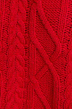 Wide Sleeve Cable Knit Sweater