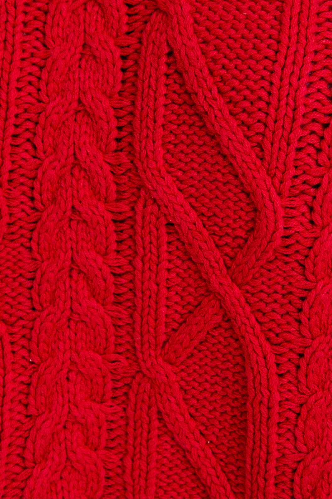 Wide Sleeve Cable Knit Sweater